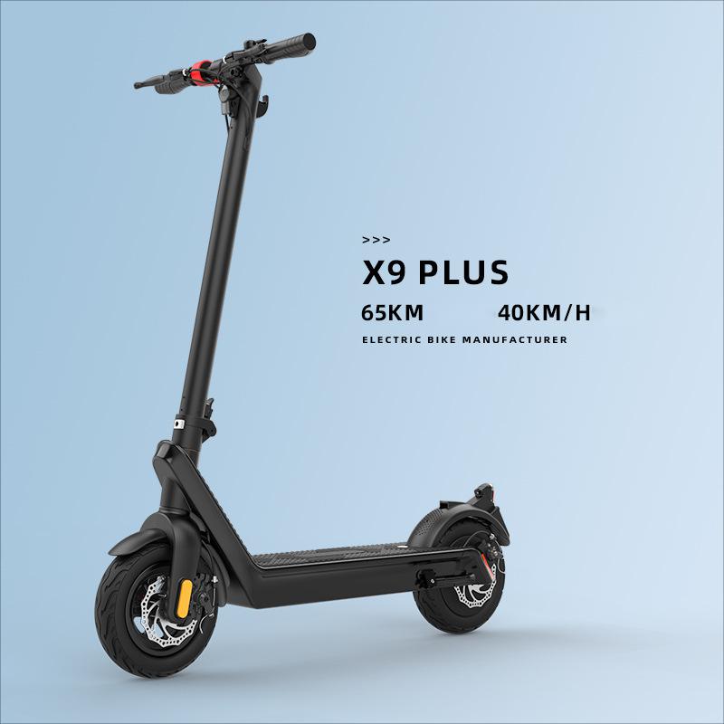 Electric Bicycle New X9Plus electric scooter adult folding 850W off-road high power range 65KM