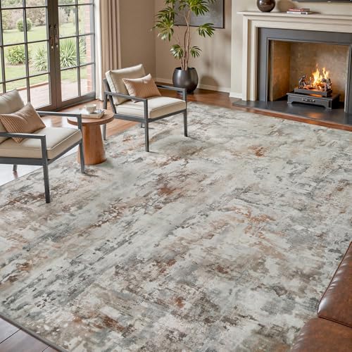 tchdio Area Rug 5x7 Rugs for Living Room- Abstract Soft Living Room Rug-Non Slip Carpet-Machine Washable Rug for Bedroom Dining Room Home Office Moder