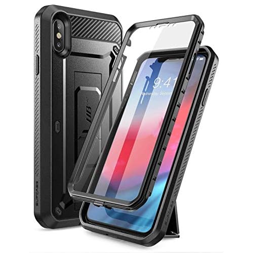 SUPCASE [Unicorn Beetle Pro Series] Case Designed for iPhone XS Max , Full-Body Rugged Holster Case with Built-In Screen Protector kickstand for iPhon
