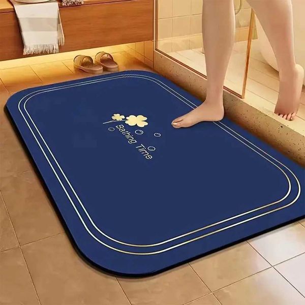 Diatom mud floor mat bathroom quick-drying household toilet anti-slip door mat carpet mat bathroom door absorbent floor matC250102