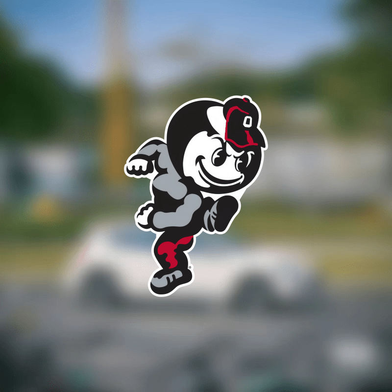 TEMU 2pcs Ohio State Cactus Truck Stickers, Matte Vinyl Decals For Laptops, Water Bottles, Cars & Scrapbooks, Use, Pvc Material, Irregular Shape,