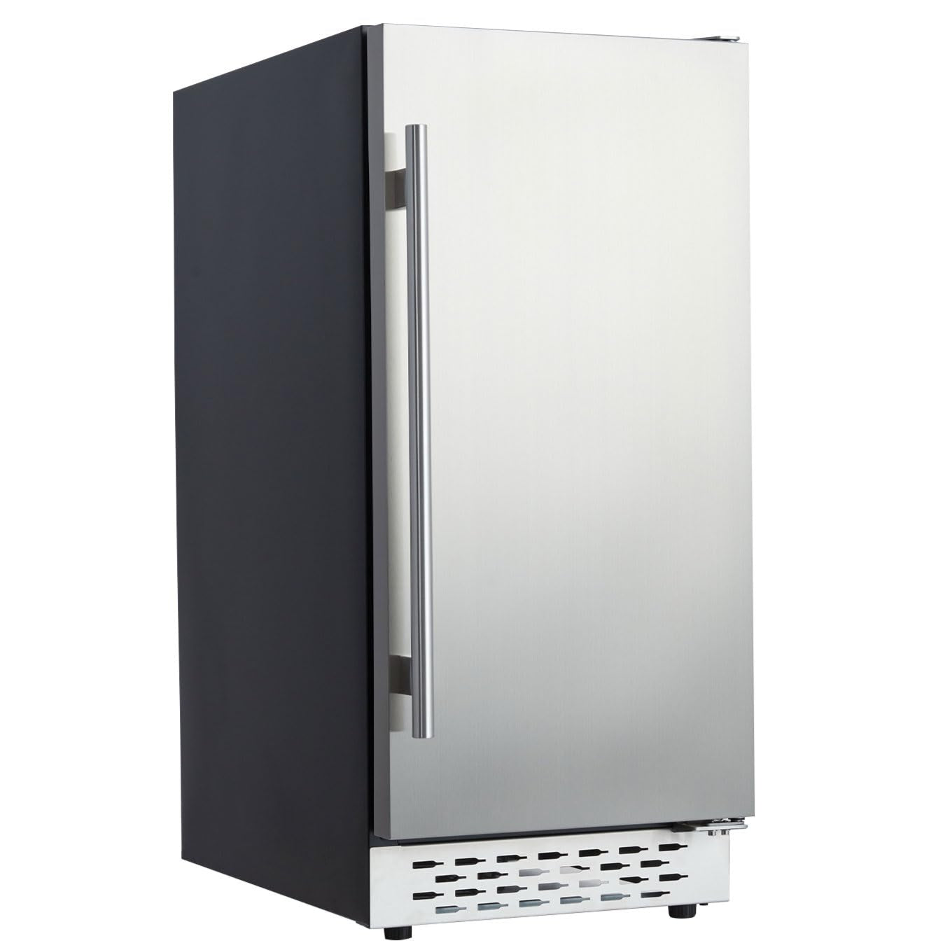 Garvee Beverage Fridge, 3-18°C(34-65°F), Weather Proof Stainless Steel Beverage Cooler Under Counter Beer Fridge, Single Door, 80 Cans Capacity, Built