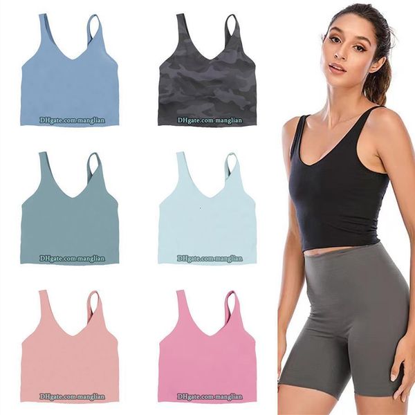 Women Yoga Camisole Tank Top with Sports Bra U-Neck Activewear Featuring Quick-Dry and Elastic Fabric for Fitness Gym Workouts and Training