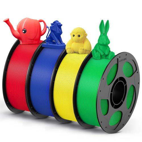 ANYCUBIC PETG Filament 1.75mm, 3D Printer Filament, Dimensional Accuracy +-- 0.02mm, Exceptional Toughness, Print with Most FDM 3D Printers, 4 Pack 1K