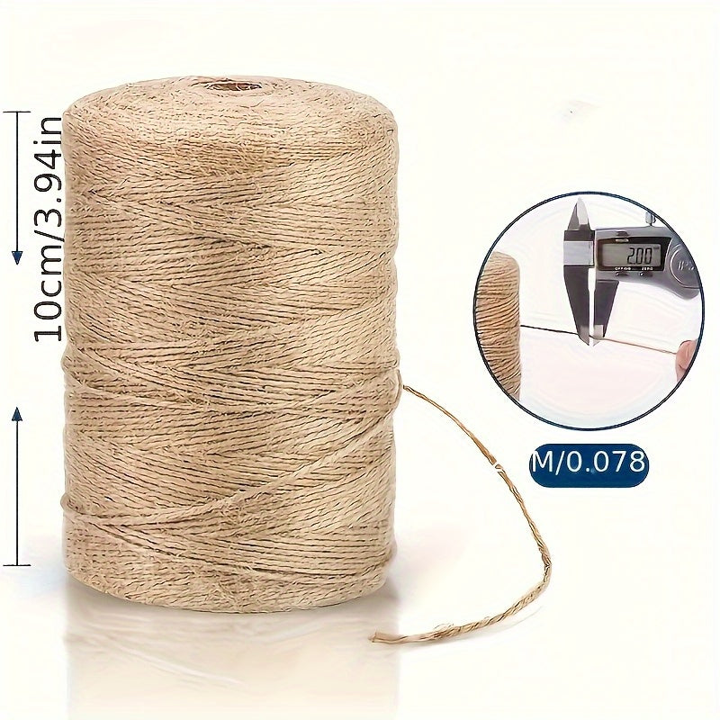 TEMU Super Strong Twine 656ft ( 200m)- Ideal For Handicrafts, Gardening, Gift Wrapping And Art Projects