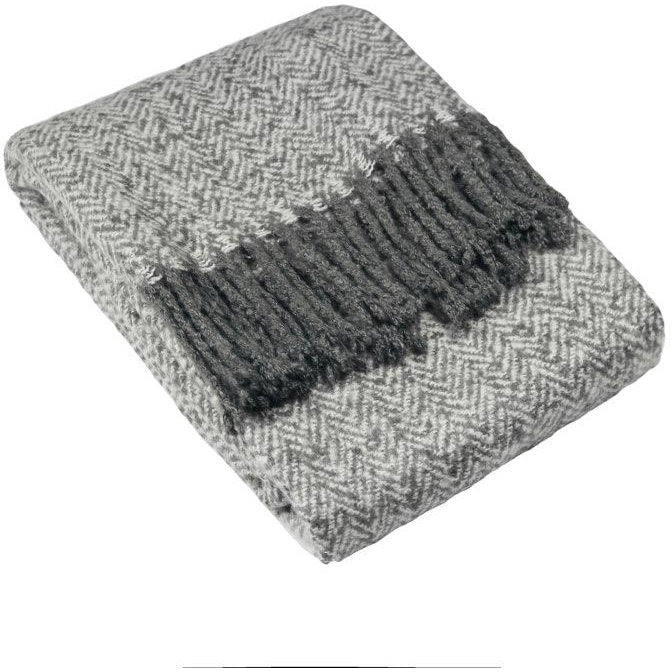 Riva Weaver Grey Throw