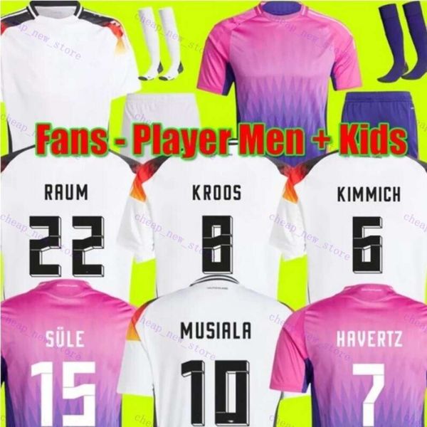 24 Germany HUMMELS GNABRY Soccer Jersey European kit KROOS WERNER DRAXLER REUS MULLER GOTZE Men Football Shirts Kids Kits Fans Version Home