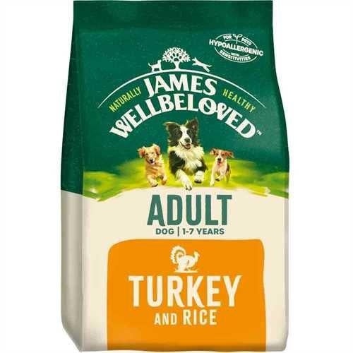 James Wellbeloved Adult With Turkey and Rice Dry Dog Food - 2kg