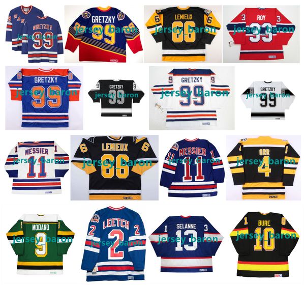 99 Wayne Gretzky CCM Throwback Hockey Jersey Stanley Cup 66 Lemieux 11 Mark Messier 33 Patrick Roy 2 Brian Leetch 9 Mike Modano 10 Pavel Bur