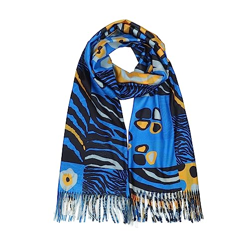 RIIQIICHY Scarfs for Women Fall Winter Scarves Pashmina Shawls and Wraps for Evening Dresses C007