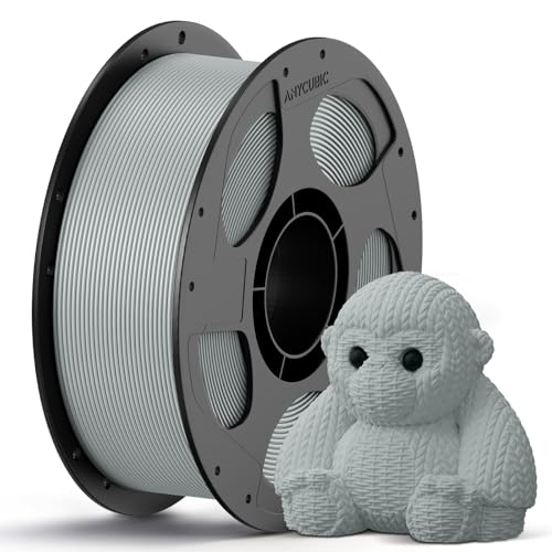 ANYCUBIC PETG Filament 1.75mm, 3D Printer Filament, Dimensional Accuracy +-- 0.02mm, Exceptional Toughness, Print with Most FDM 3D Printers, Intellige