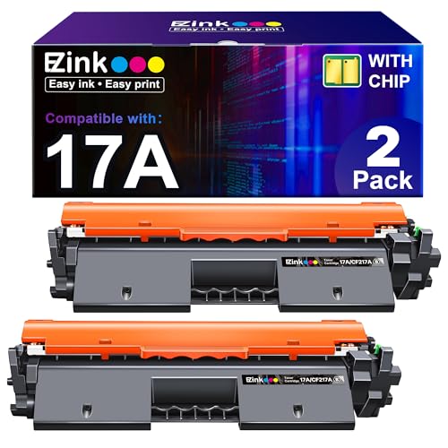 E-Z Ink 17A with Chip Compatible Toner Cartridges Replacement for HP 17A CF217A Toner to Use with Pro M102w, M102a, M130fn, Pro MFP M130nw, MFP M130fw