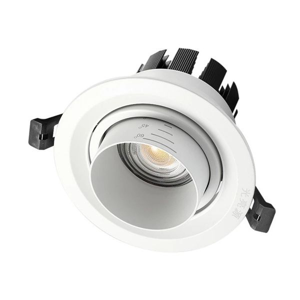 LED Ceiling Lamp Spot Embedded Zoom 15-60 Degrees COB Downlights 12W 15W Lights AC220V Led Lights For Room Hotel Bedchamber