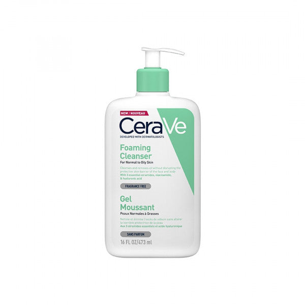 Gel moussant - Cerave Cleanser - Make-up remover 473 ml