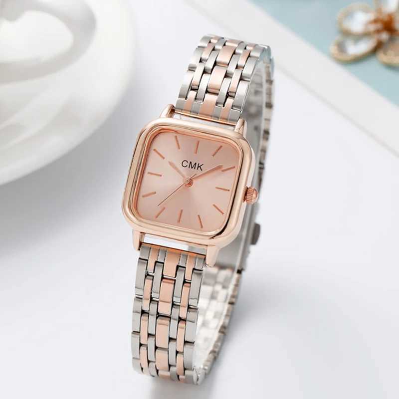 Casual Women Quartz Watch Classic Alloy Strap Wristwatch Square Ladies Watches Simple Clock Gift Relogio FemininoX240920