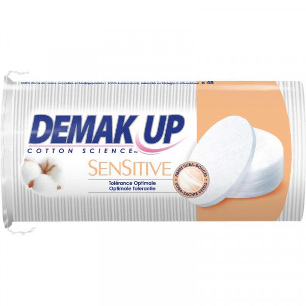 Sensitive - Demak'Up Cleanser - Make-up remover 72 pcs
