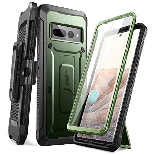 SUPCASE Unicorn Beetle Pro Series Case for Google Pixel 7 Pro (2022 Release), Full-Body Rugged Holster Case with Built-in Screen Protector (Guldan)