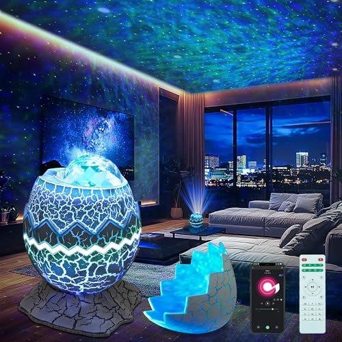 Star Projector Night Light, Galaxy Projector for Bedroom, 15 Color Mode Built-in 8 White Noise, and Bluetooth 5.1 Speaker, Remote & App Control, Timer