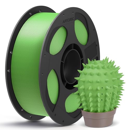 ANYCUBIC PLA+ 3D Printer Filament 1.75mm, High Toughness 3D Printing Filament, Dimensional Accuracy +-- 0.02mm, Print with Most FDM 3D Printers, 1KG R