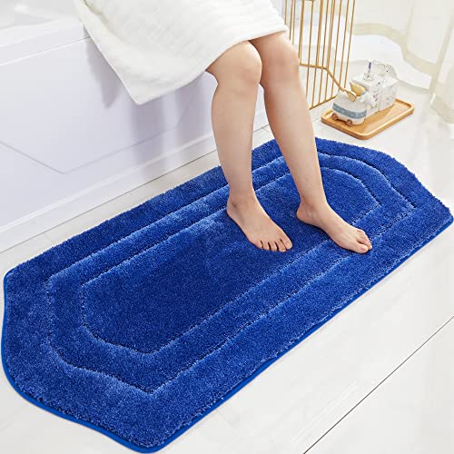 COSY HOMEER Extra Thick Bath Linen Sets Rugs for Bathroom - Anti-Slip Bath Mats Soft Plush 100% Strong Polyester Living Room Bedroom Water Absorbent(B