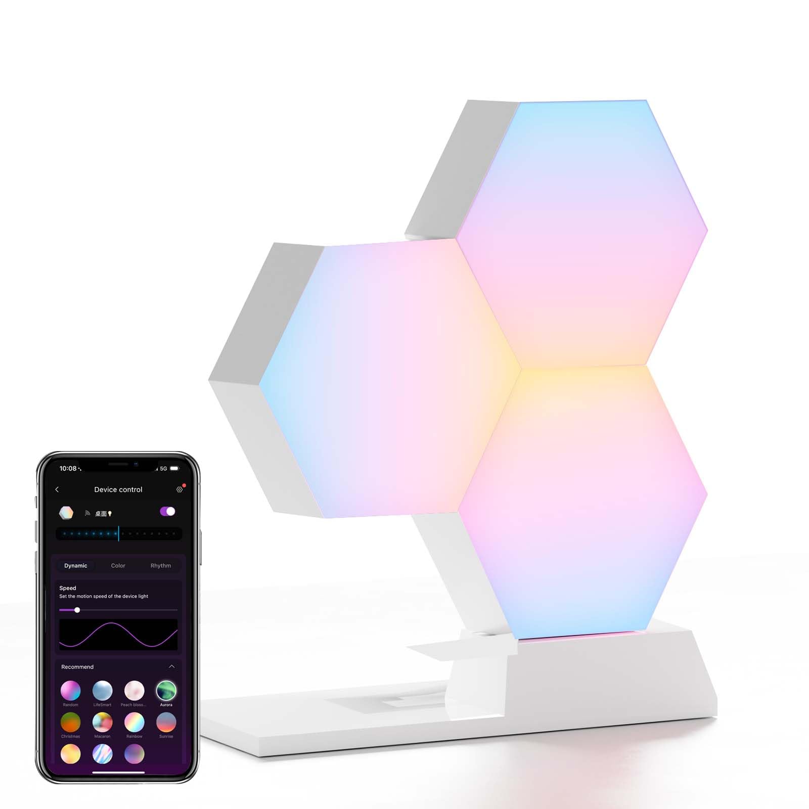 Cololight RGB Lamp, Smart Table Lamp, 2.4GHz WiFi only, App Control & Voice Control, Compatible with Alexa & Google Assistant, Gaming Desk Lamp, Mood