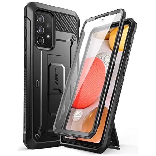 SUPCASE for Samsung Galaxy A52 4G-5G Case with Screen Protector (Unicorn Beetle Pro), [Built-in Stand & Belt Clip] Full-Body Heavy Duty Rugged Kicksta