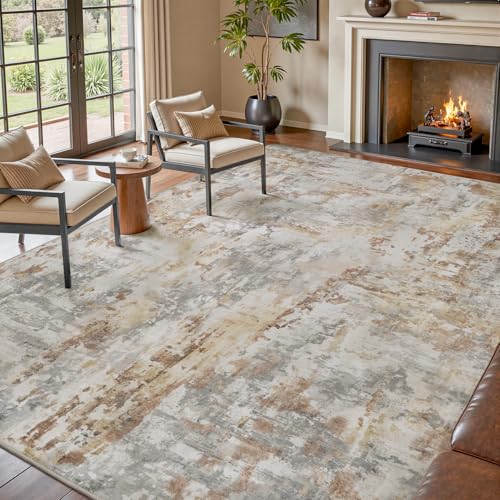 tchdio Area Rug 6x9 Rugs for Living Room- Abstract Soft Living Room Rug-Non Slip Carpet-Machine Washable Rug for Bedroom Dining Room Home Office Moder