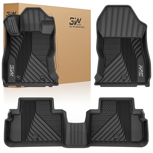 3W Floor Mats for Subaru Forester 2019-2023 2024, Custom Fit TPE All Weather Floor Liners, 1st & 2nd Row Full Set Car Accessories 2.For Subaru Foreste