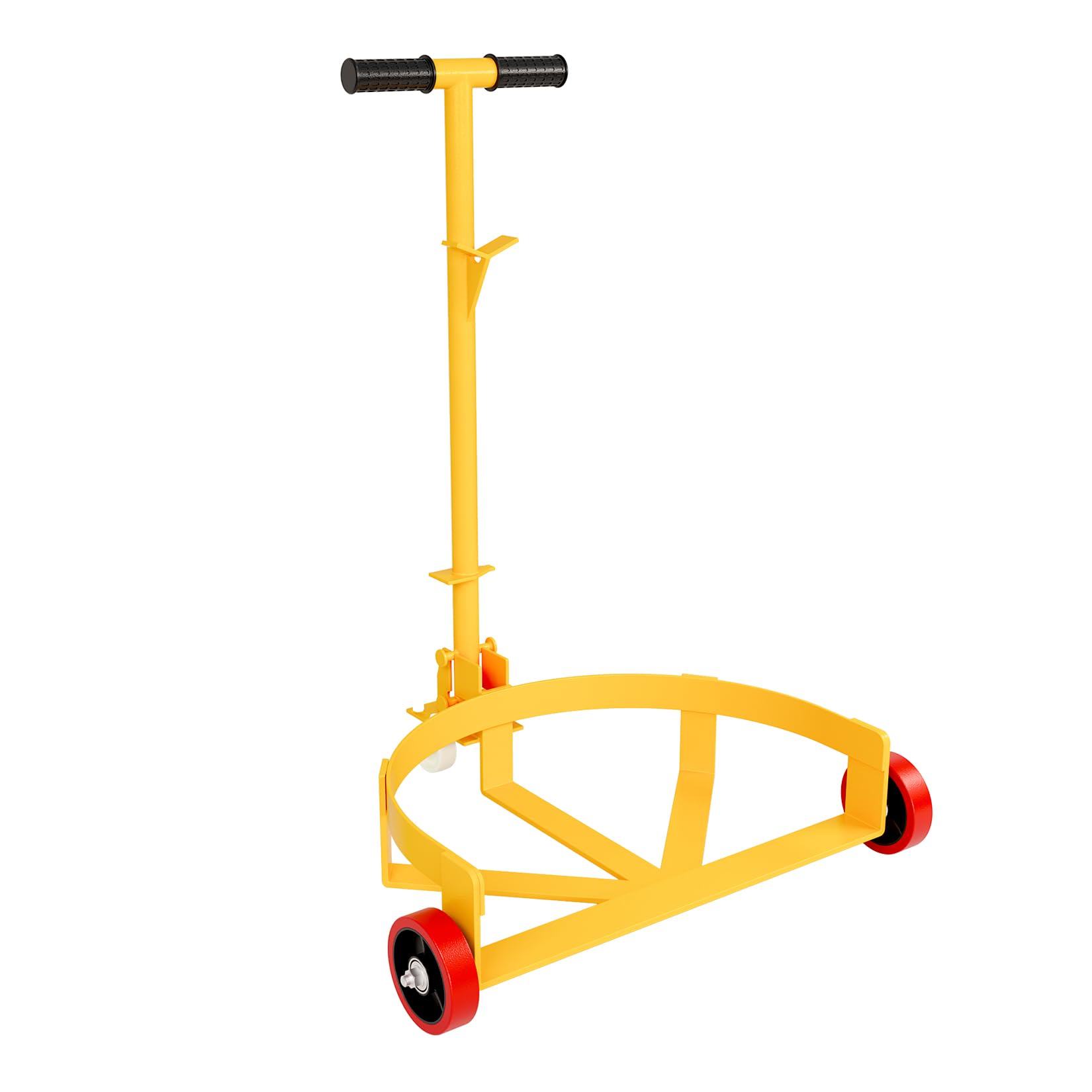 Garvee 55 Gallon Drum Dolly - 1200 lb Capacity Oil Barrel Drum Roller Cart - Low Profile Steel Oil Drum Caddy