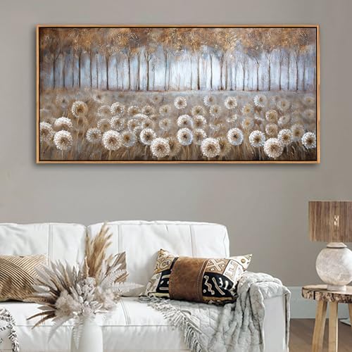 Large Living Room Wall Decor Decoration Canvas Wall Art for Bedroom Modern Framed Art Bedroom Home Brown pictures for Living Room 24x48 Framed Art Lan