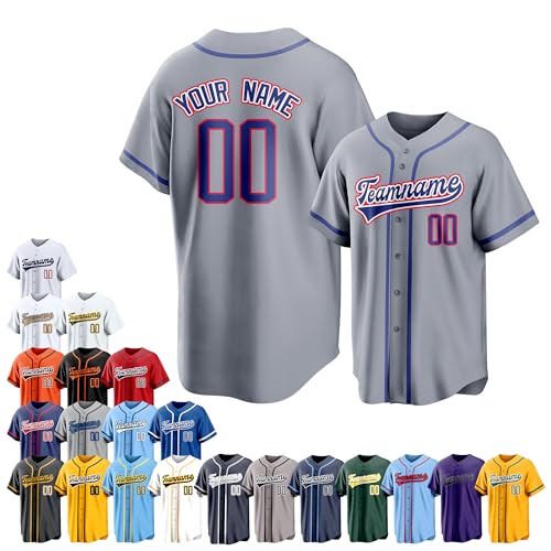Team Name Custom Men Baseball Jersey Softball T Shirts Women Color 23