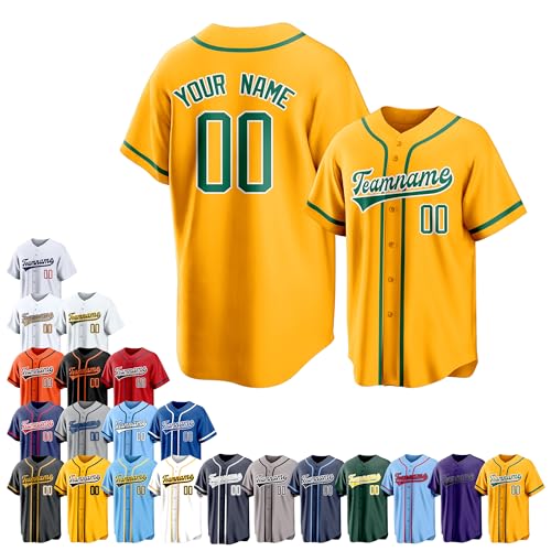Team Name Custom Men Baseball Jersey Softball T Shirts Women Color 9