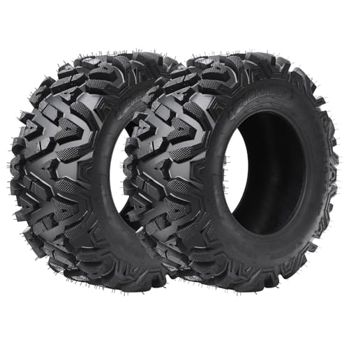 Garvee 18x9.50-8 4PR QD518 ATV Tire - All Terrain 26x11x14 Tires, Rim 14 * 7, OD 26in, SW 11in, Max Load 465lbs each Tire, LCI-SI 54F - QD 18x9.5-8 6P