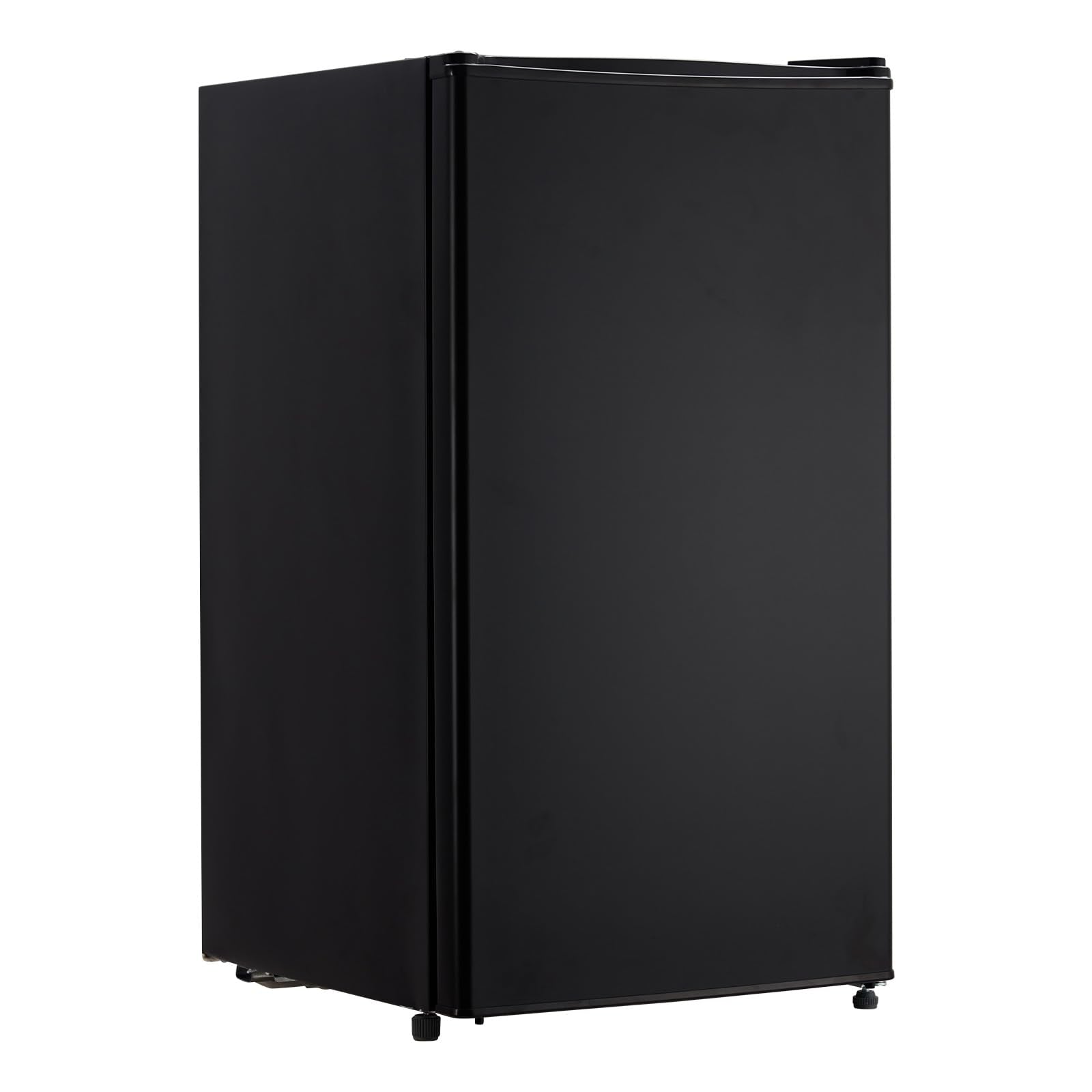 Garvee 91L Mini Refrigerator with Freezer Dual Storage Adjustable Thermostat Fresh Drawer Removable Glass Shelves Ideal for Bedroom Cubicle Office