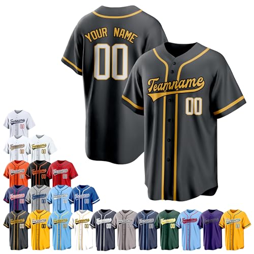 Team Name Custom Men Baseball Jersey Softball T Shirts Women Color 11