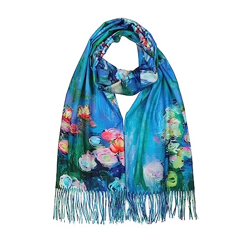 RIIQIICHY Scarfs for Women Fall Winter Scarves Pashmina Shawls and Wraps for Evening Dresses C014