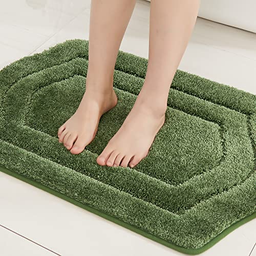COSY HOMEER Extra Thick Bath Rugs for Bathroom - Anti-Slip Bath Linen Sets Mats Soft Plush Yarn Shaggy 100% Strong Polyester Living Room Bedroom Floor