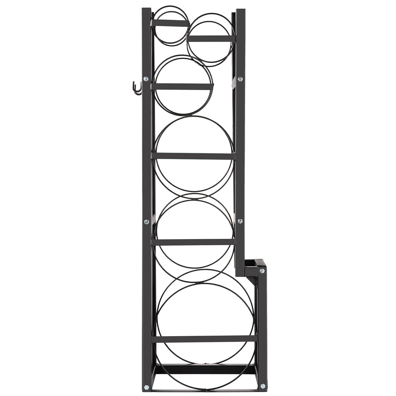 Garvee Refrigerant Tank Rack 1x50lbs and 2x30lbs Cylinder Tank Rack 15"x12"x48" Gas Cylinder Racks and Holders for Freon, Gases, Oxygen, Nitrogen