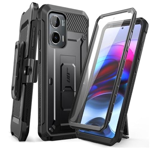SUPCASE for Moto G Stylus 5G 2024 Case with Stand & Belt-Clip (Unicorn Beetle Pro), [Built-in Screen Protector] [Military-Grade Protection] Heavy Duty