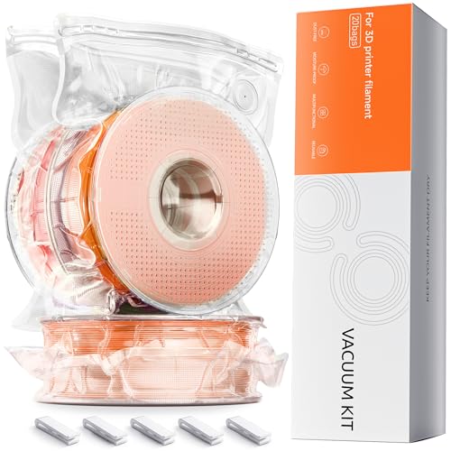 Filament Storage Bags, Upgraded 20 Extra Large Filament Bags (14.9 * 13 inch) Plus 20 Desiccants and 5 Clips, Extra Large Filaments Bag Designed for B