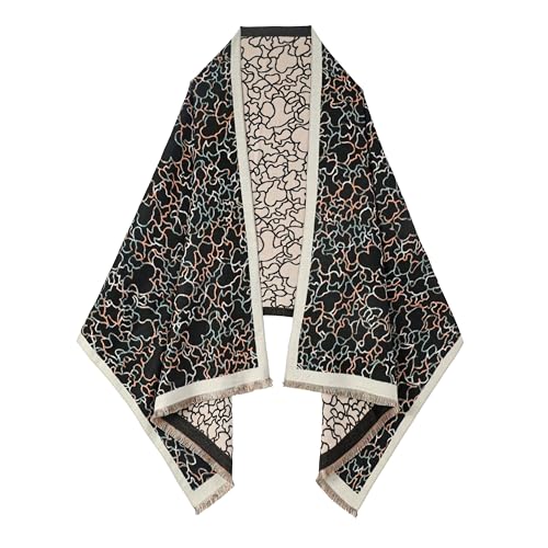 SWAT PANY Scarf for Women Pashmina Blanket Shawls and Wraps Winter Warm Scarves Black-Green-White