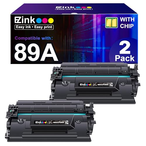 E-Z Ink 89A with Chip Compatible Toner Cartridge Replacement for HP 89A Toner CF289A 89X CF289X use with Enterprise M507 M507dn M507dng M507n M507x MF