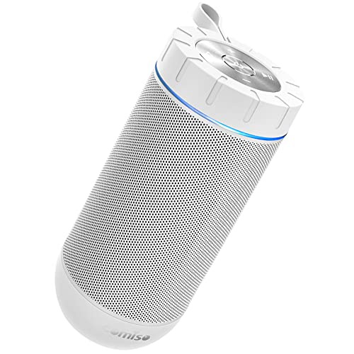 comiso X26 Bluetooth Speaker, IPX4 Waterproof Speakers 360° HD Surround Sound with Punchy Bass, Wireless Dual Pairing, 24H Playtime, Portable Speaker