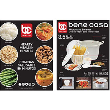 Bene Casa 3.5-Liter Microwave Steamer