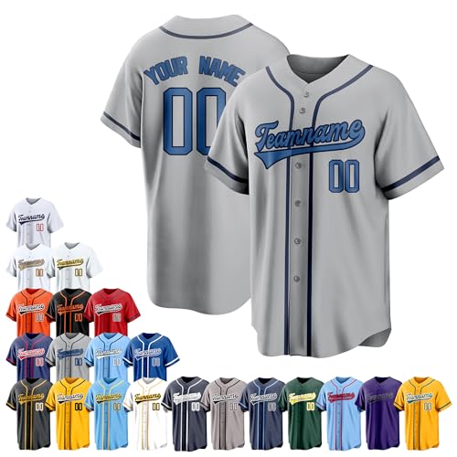 Team Name Custom Men Baseball Jersey Softball T Shirts Women Color 22