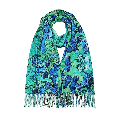 RIIQIICHY Scarfs for Women Fall Winter Scarves Pashmina Shawls and Wraps for Evening Dresses C015