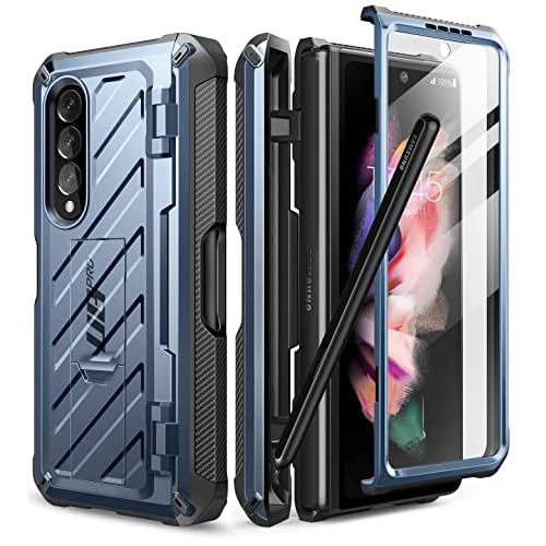 SUPCASE Unicorn Beetle Pro Series Case for Samsung Galaxy Z Fold 3 5G (2021), Full-Body Dual Layer Rugged Case with Built-in Screen Protector & Kickst