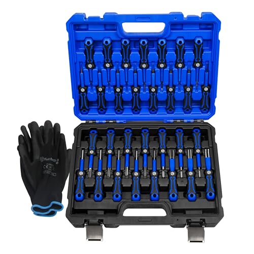 30 PCS Universal Terminal Release Kit, Universal Electrical Terminal Removal Tool for Replaces Universal Vehicle Wire Harness Pin Connector Release