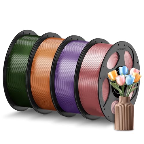 ANYCUBIC PETG Filament 1.75mm, 3D Printer Filament, Dimensional Accuracy +-- 0.02mm, Exceptional Toughness, Print with Most FDM 3D Printers,Intelligen
