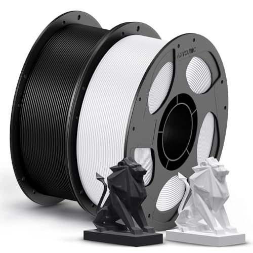 ANYCUBIC PETG Filament 1.75mm, 3D Printer Filament, Dimensional Accuracy +-- 0.02mm, Exceptional Toughness, Print with FDM 3D Printers,Intelligent Ide